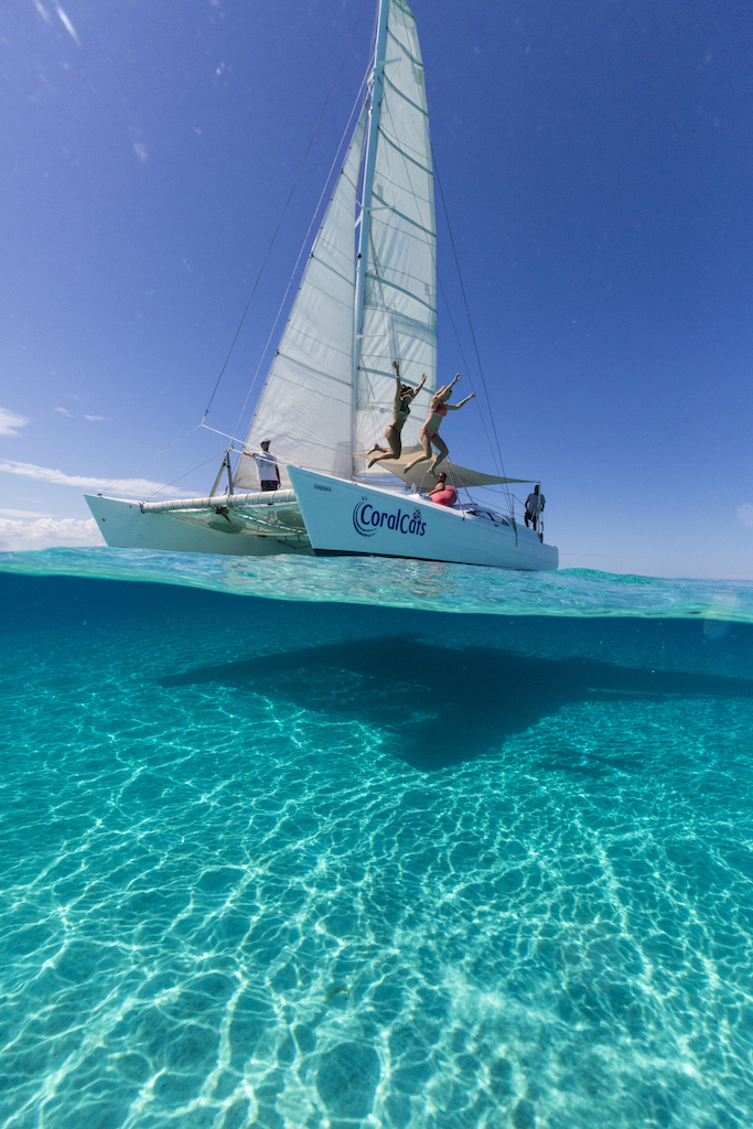 Corals Cats Sailing, Day sail Snorkel Cruise.